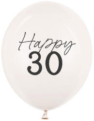  Léggömbök 30 cm, 30, pasztell törtfehér (1 pkt / 50 db. ) (SB14P-430-008Z)