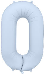  0'' számú fóliás léggömb, 86cm, ködkék (FB1T-0-093)