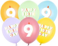  Lufi 30 cm, 9, mix (1 pkt / 6 db. ) (SB14P-359-000-6)