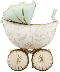  Fóliás lufi babakocsi, 67x96 cm, mix (FB292)