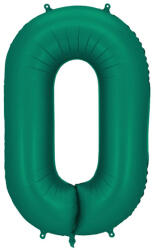  0'' számú fólia lufi, 86 cm, üveg zöld (FB1S-0-012B)