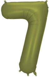  7'' számú fóliás léggömb, 86 cm, olíva (FB1S-7-097)