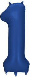  1-es számú fóliás léggömb, 86 cm, sötétkék (FB1S-1-074)