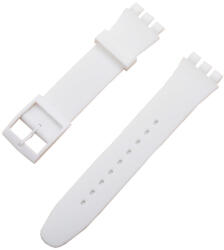  Curea silicon tip Swatch 12 mm albă -58618