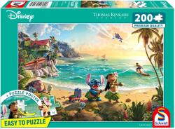 Schmidt Spiele - Puzzle Thomas Kinkade: Lilo & Stitch - 200 piese Puzzle