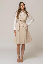 Hermosa Rochie uni din tercot CAROL, Hermosa, bej