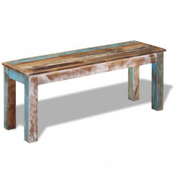 vidaXL Bancă solidă din lemn reciclat 110 x 35 x 45 cm (243454)
