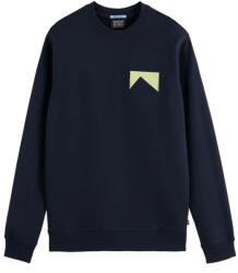 Scotch & Soda Futer Front + Back Artworkshirt 181522 410 sky captain (181522 410 sky captain)
