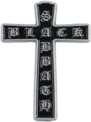 RAZAMATAZ Значка Black Sabbath - Cross Metal - RAZAMATAZ - PB004