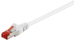 Goobay Cablu de retea S/FTP Goobay, cat6, patch cord, 15m, alb (SFTP-0010-15WE-GBAY)