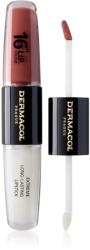 Dermacol 16H Lip Colour дълготрайно червило и гланц за устни цвят 33 Viva Glam 2x4ml