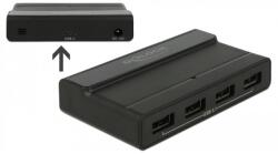 Delock Külső USB 3.1 hub 4 bemenettel 10 Gbps sebességgel (64053)