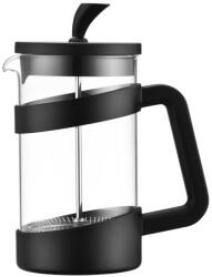 KINGHOFF NYOMÁSÚ KÁVÉ/TEA befúvó, KINGHOFF, Fekete, 600m KH-1398, Üveg (KH-1398)