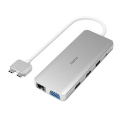 Hama USB-C hub Hama "Connect2Mac", többportos Apple MacBook Air & Pro-hoz, 12 port (HAMA-200133)