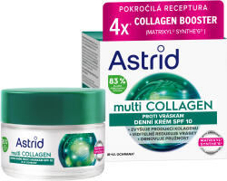 Astrid Multicollagen SPF10 Ránctalanító és rugalmasság helyreállító nappali krém, 50 ml