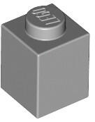 LEGO® Világos kékeszöld LEGO Kocka 1 x 1 (4211389)