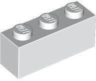 LEGO® Fehér LEGO Kocka 1 x 3 (362201)