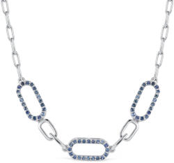  Ezüst Nyaklánc Ausztrál Kék Zafírral, ROS887