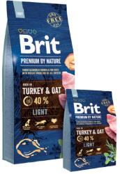Brit Premium By Nature Light száraz Eledel pulykával és zabbal doro kutyák számára