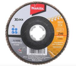 Makita legyezőlapos csiszolótárcsa X-Lock 125x22, 23 mm Z40 cirkon D-76009 (D-76009)
