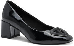 Marco Tozzi női fekete lakk körömcipő 22425-45-018 07661