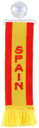 Lampa Kabindíszítő tapadókorongos mini zászló - Spain - Spanyolország