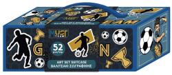 Luna Luna: Set creativ fotbalistic Must Team Gamer în valiză, 52 piese (000586496)