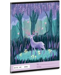 Ars Una A5-ös sima füzet - Midnight Wish