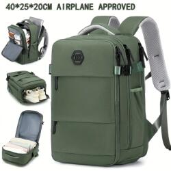  Utazó Hátizsák-Zöld- 40 X 25 X 20 cm (YU3873422-1-1-1)