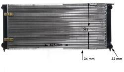 MAHLE Chladič motora MAHLE CR 341 000S (CR 341 000S)