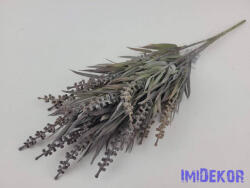  Fürtös leveles mű 5 ágú hamvas bokor 39 cm - Sötét