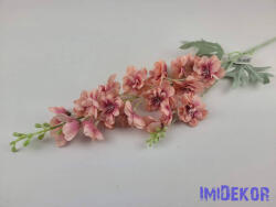  Szarkaláb szálas hamvas szárú selyemvirág 84cm - Narancsos