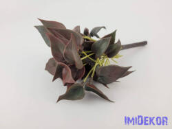  Szívleveles gumis bokor 21 cm - Vörös