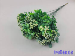  Bogyós szálas dekor 12db/köteg 53cm - Fehér