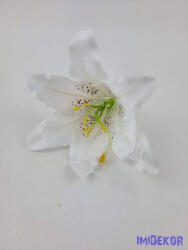  Liliom fej 13 cm - Fehér