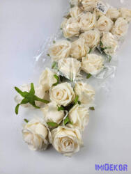  Rózsa selyemvirág fej 6 cm - 925A