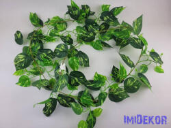  Műzöld leveles girland 200cm