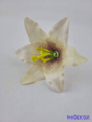  Liliom fej 13 cm - Krém-Mályva