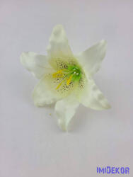  Liliom fej 13 cm - Törtfehér