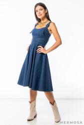 Hermosa Rochie Denim Ilinca Bleumarin