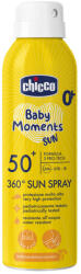 Chicco Gyermek Napozó Spray 360° SPF50+ 150ml - Vízálló, Hypoallergén Védelem az Érzékeny Bőrhöz