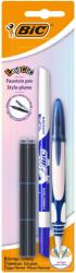 BIC Stilou Easy Click, Bic, 6 rezerve si corector