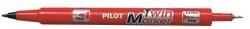 Pilot Alkoholos marker PILOT Twin BeGreen piros (SCA-TM-R-BG)