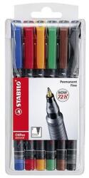 STABILO Alkoholos marker STABILO 842 F 6 darabos (842/6) - robbitairodaszer