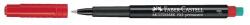 Faber-Castell Alkoholos marker FABER-CASTELL F 0, 6 mm piros (151321)