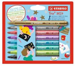 STABILO Filctoll STABILO Trio Deco 8 darabos (377/8) - robbitairodaszer
