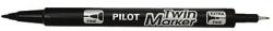 Pilot Alkoholos marker PILOT Twin BeGreen fekete (SCA-TM-B-BG)