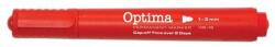 Optima Alkoholos marker OPTIMA kerek piros (120937)