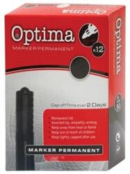 Optima Alkoholos marker OPTIMA kerek fekete (120936) - robbitairodaszer