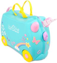 Trunki Unikornis Keményfedeles négykerekű bőrönd - Türkiz (TRU-0287) (TRU-0287)